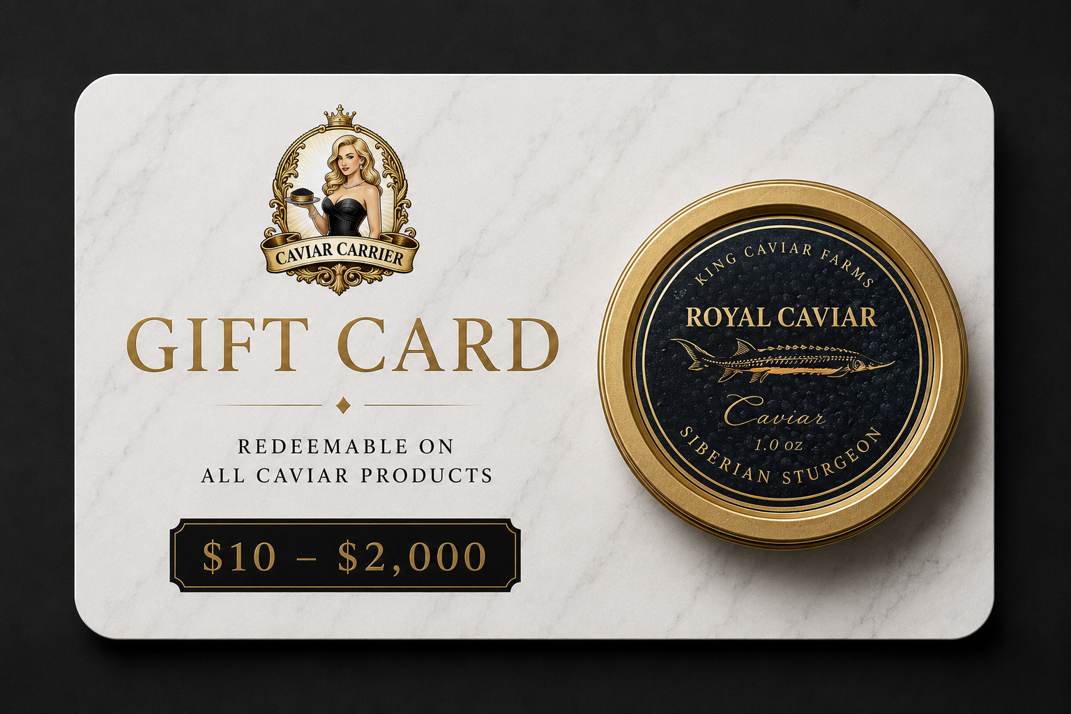 Caviar Carrier Gift Card